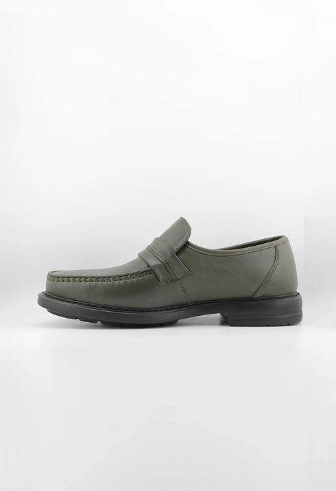 DFC Relax Men Classic Leather Loafer with Buckle